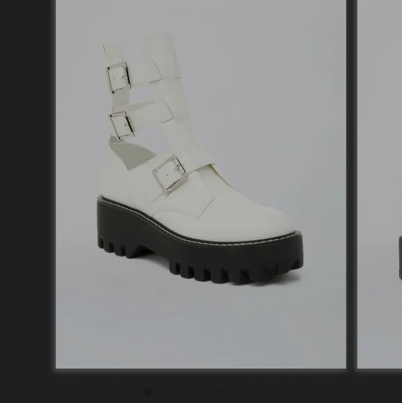 Shoe dazzle size 8 booties in white - Picture 7 of 12